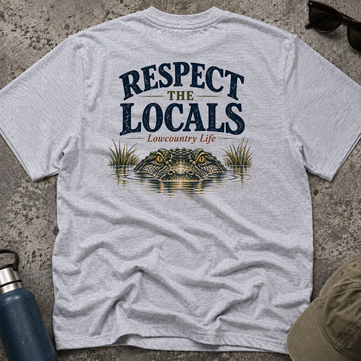 Respect the Locals Gator Head