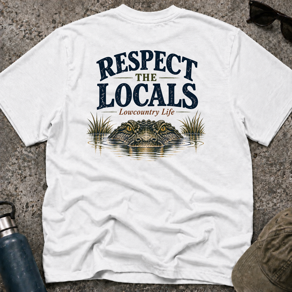 Respect the Locals Gator Head